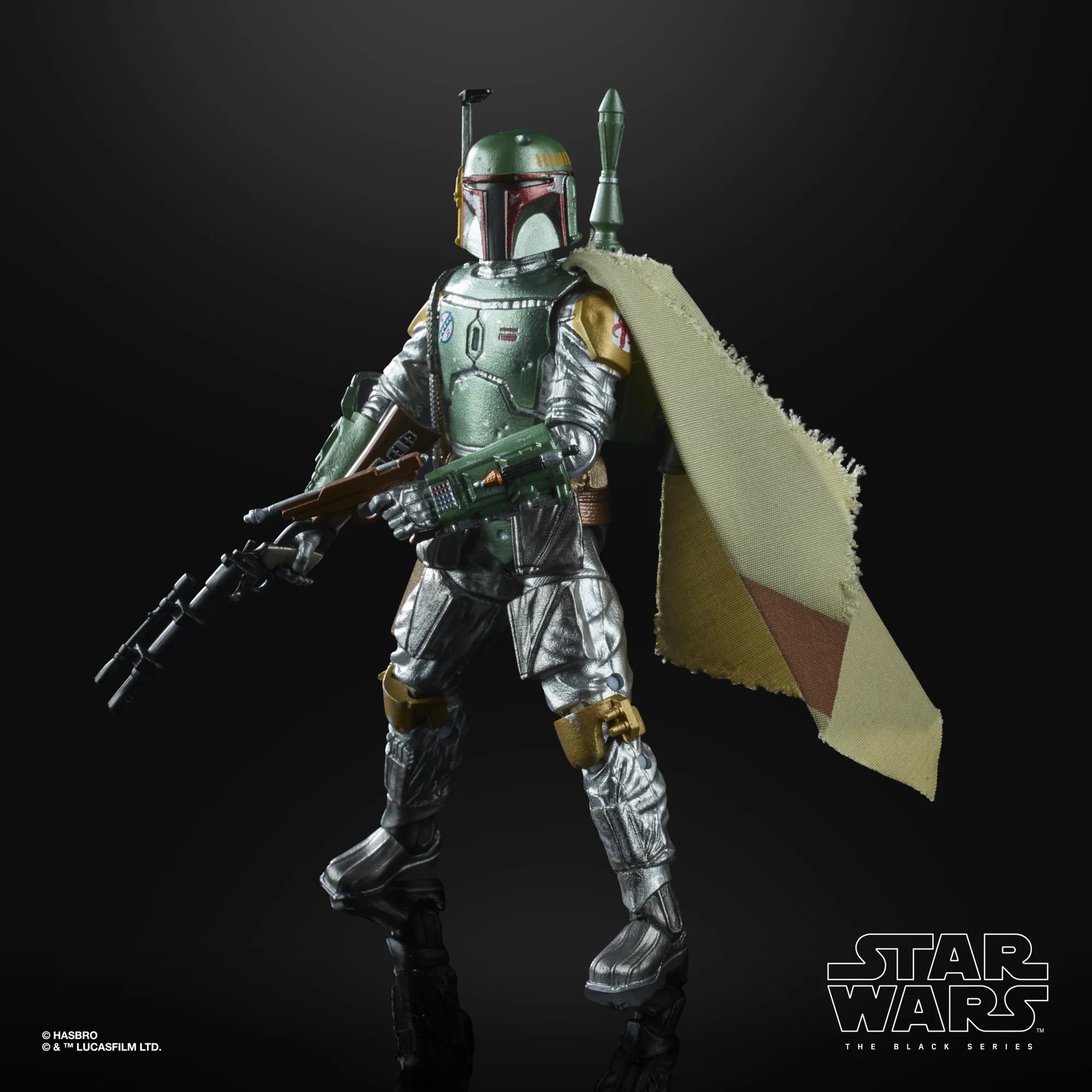 Hasbro Star Wars Black Series 40th Carbonized Graphite Boba Fett Exclusive 6 Inch Action Figure