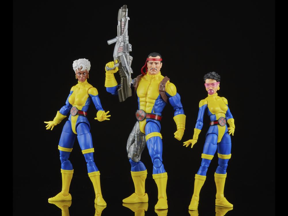 Marvel Legends The Uncanny X-Men 60th Anniversary Forge, Storm, and Jubilee 3 Pack Action Figure