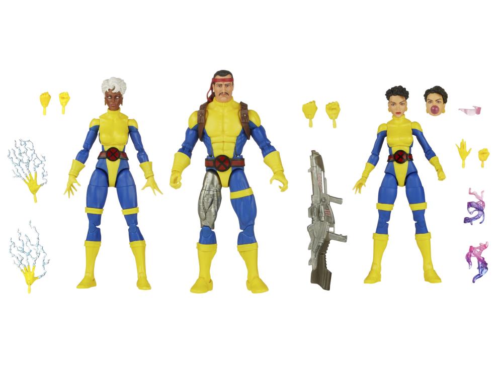 Marvel Legends The Uncanny X-Men 60th Anniversary Forge, Storm, and Jubilee 3 Pack Action Figure