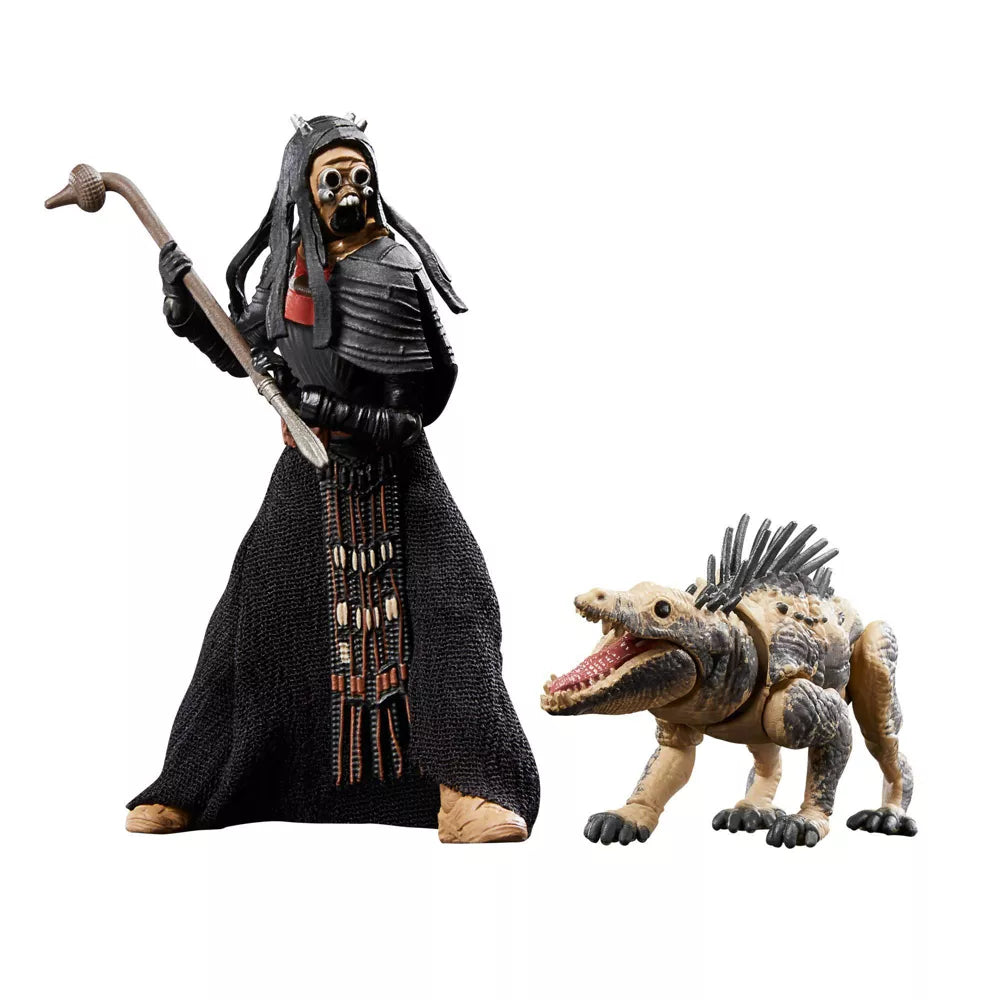 Hasbro Star Wars Black Series Vintage Collection Tusken Warrior and Massiff F6991 2-Pack 3.75 Inch Action Figure