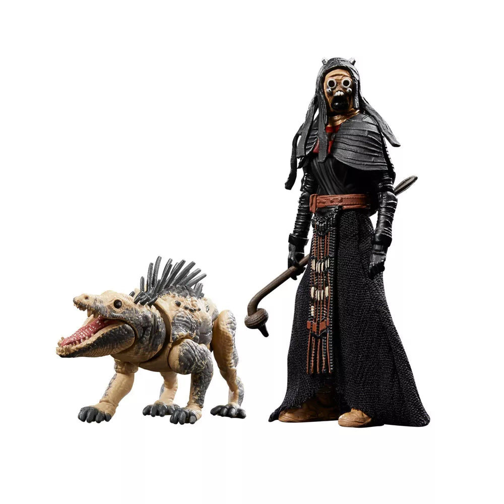 Hasbro Star Wars Black Series Vintage Collection Tusken Warrior and Massiff F6991 2-Pack 3.75 Inch Action Figure