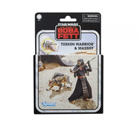 Hasbro Star Wars Black Series Vintage Collection Tusken Warrior and Massiff F6991 3.75" 2-Pack Action Figure