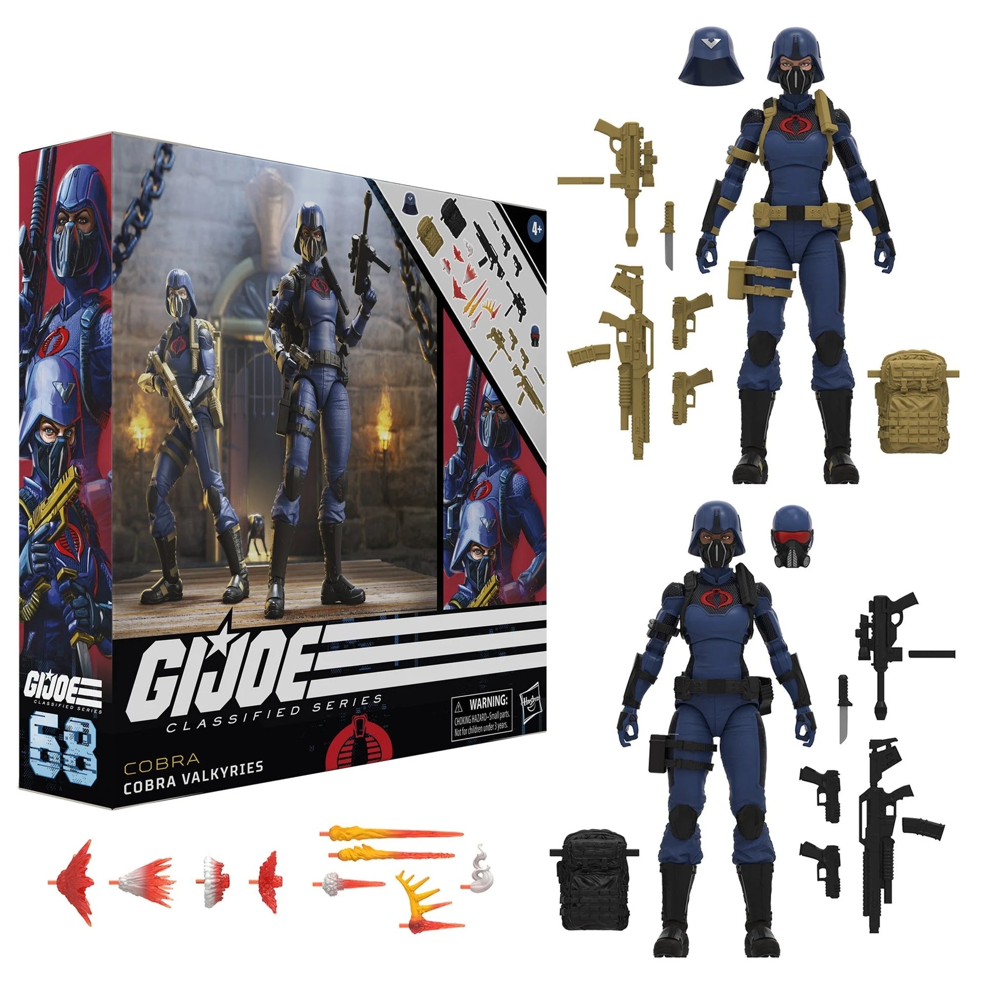 Hasbro G.I. Joe Classified Series #68 Cobra Valkyries Action Figure