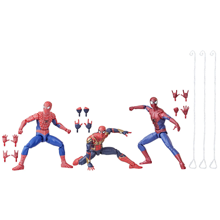 Marvel Legends Spider-Man No Way Home Three-Pack Action Figure Marvel Legends Spider-Man No Way Home Three-Pack Action Figure