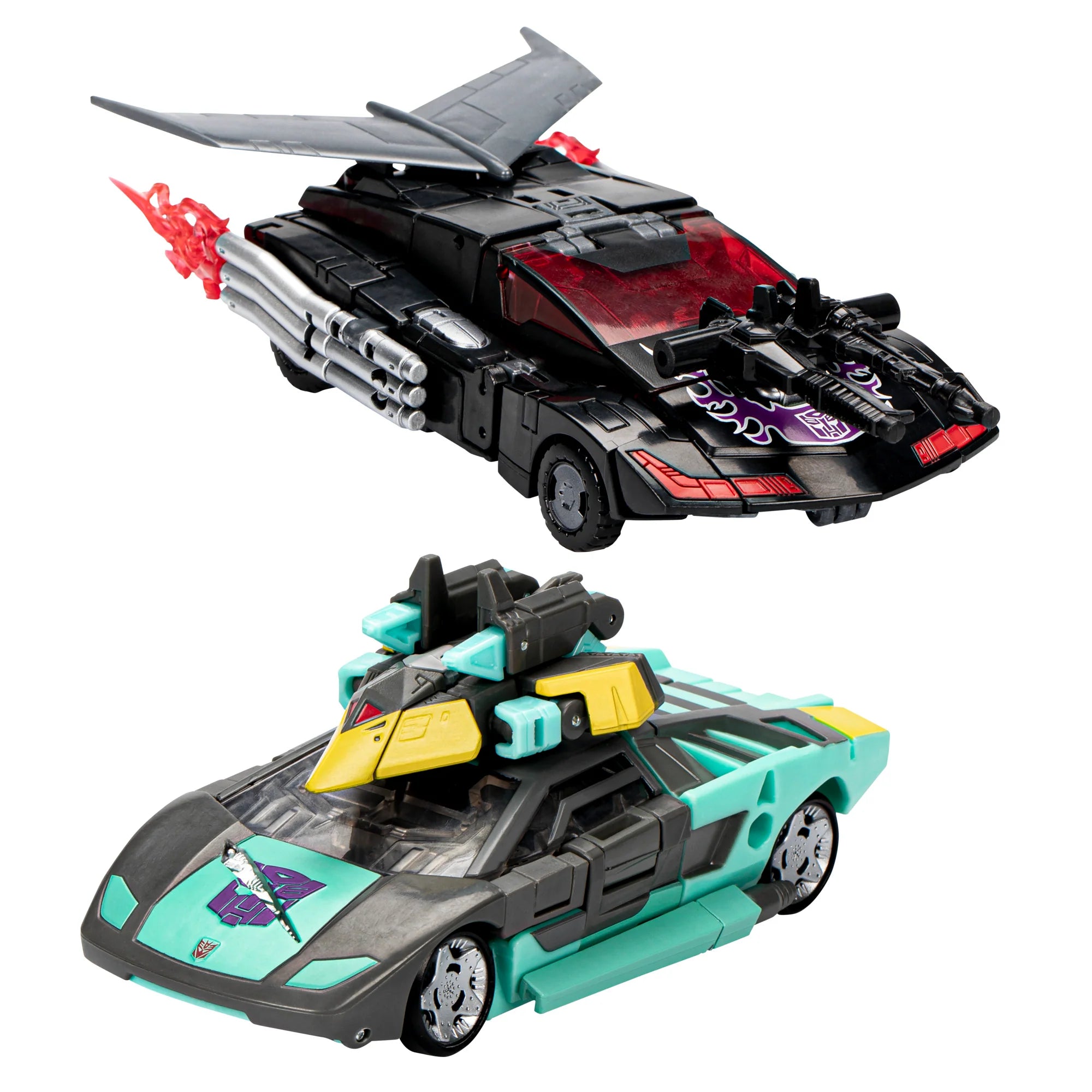 Transformers Generations Shattered Glass Voyager Rodimus and Deluxe Sideswipe & Decepticon Whisper Action Figure 2 Pack