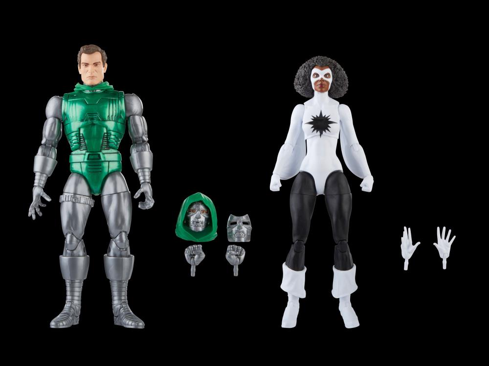 Marvel Legends 60th Anniversary Avengers Beyond Earth's Mightiest Captain Marvel vs Doctor Doom Two Pack  Action Figure
