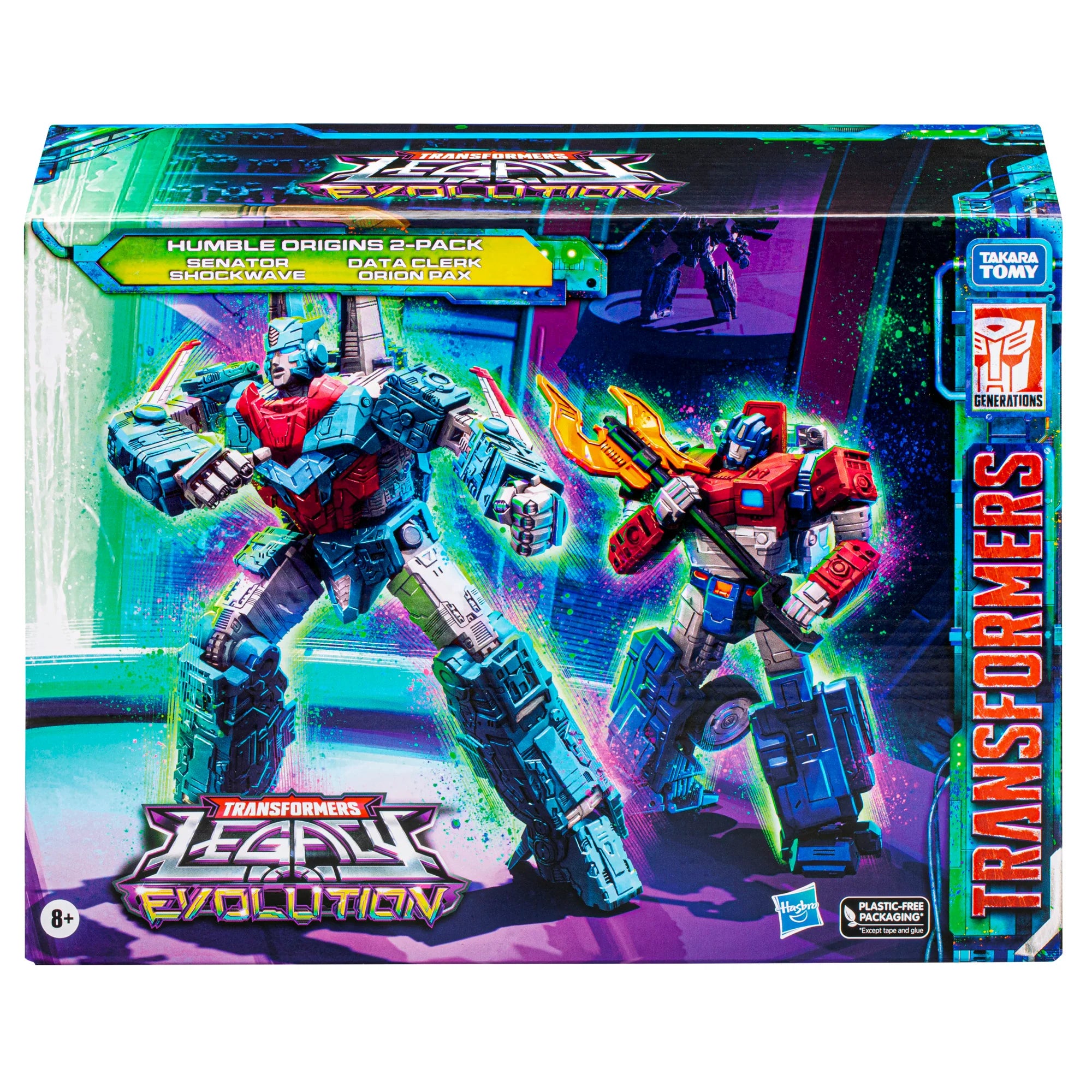 Transformers Legacy Evolution Humble Origins Senator Shockwave & Data Transformers Legacy Evolution Humble Origins Senator Shockwave & Data