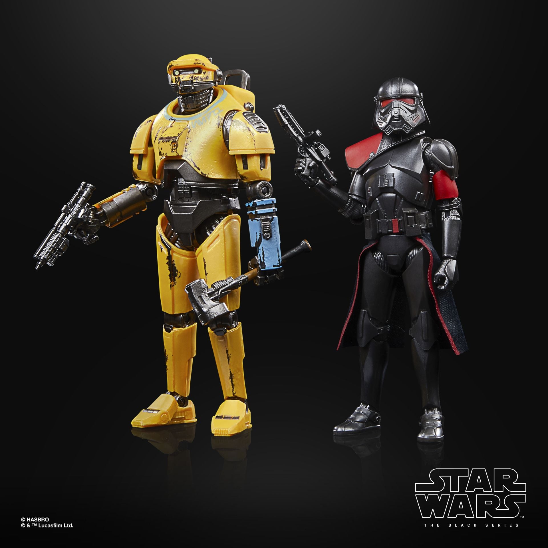 Hasbro Star Wars Black Series Carbonized Graphite Obi-Wan Kenobi NED-B & Purge Trooper 6 Inch 2 Pack Action Figure