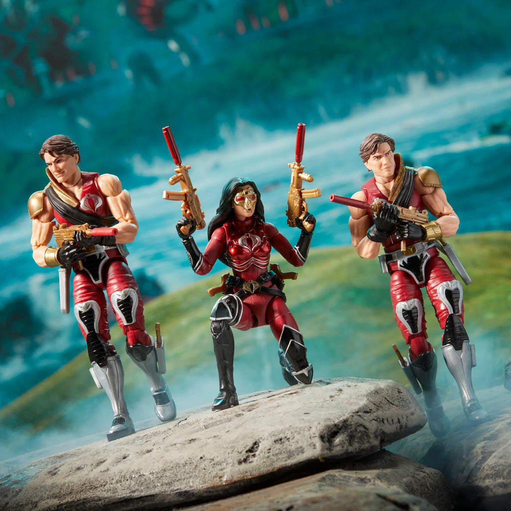 Hasbro G.I. Joe Classified Series 82 Crimson Strike Team Baroness, Tomax, & Xamot Action Figure