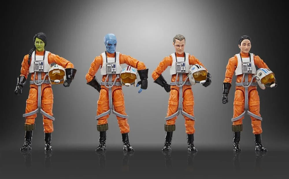 Star Wars Vintage Collection X-Wing Pilot (Ahsoka) 4 Pack 3.75" Action Figure