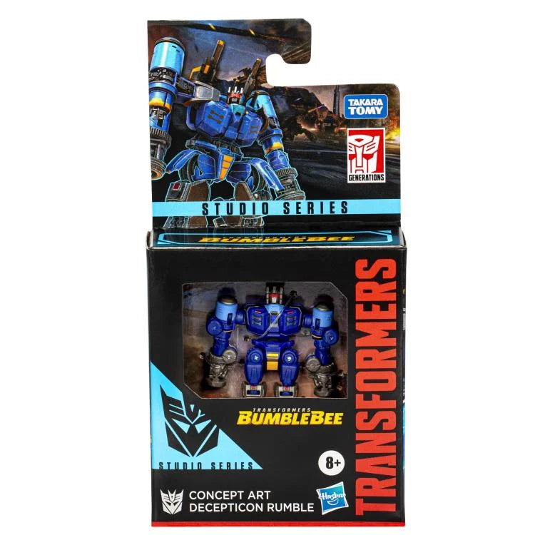 Studio Series Rumble Blue Transformers Studio Series Core Concept Art Decepticon Rumble (Blue) A
