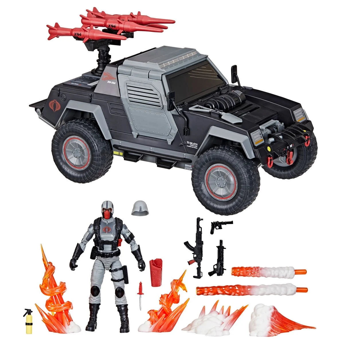 Hasbro G.I. Joe Classified Series #120 Cobra Night Attack 4-WD Stinger Vehicle and Action Figure