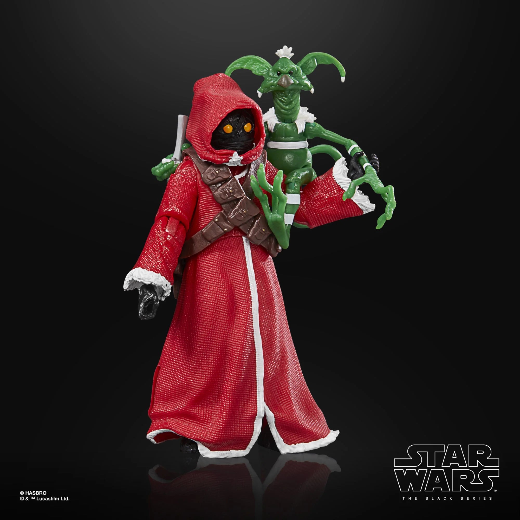 Hasbro Star Wars Black Series Jawa and Salacious B. Crumb (Holiday Edition) 6 Inch Action Figure