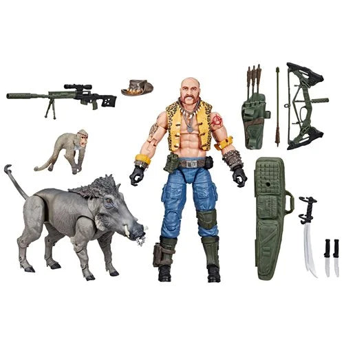 Hasbro G.I. Joe Classified Series #125 Dreadnok Gnawgahyde and Pets Porkbelly & Yobbo Action Figure