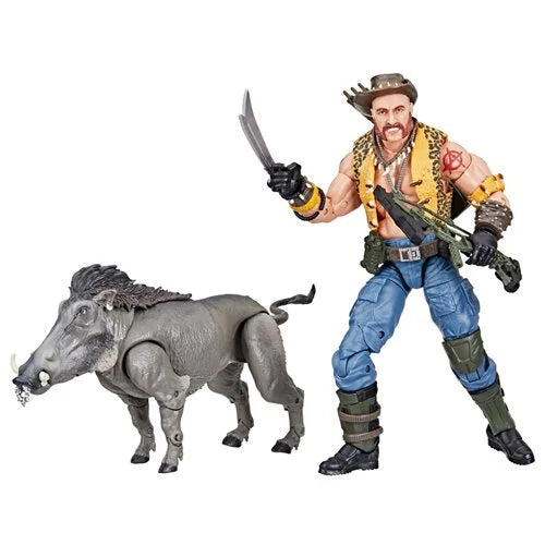 Hasbro G.I. Joe Classified Series #125 Dreadnok Gnawgahyde and Pets Porkbelly & Yobbo Action Figure