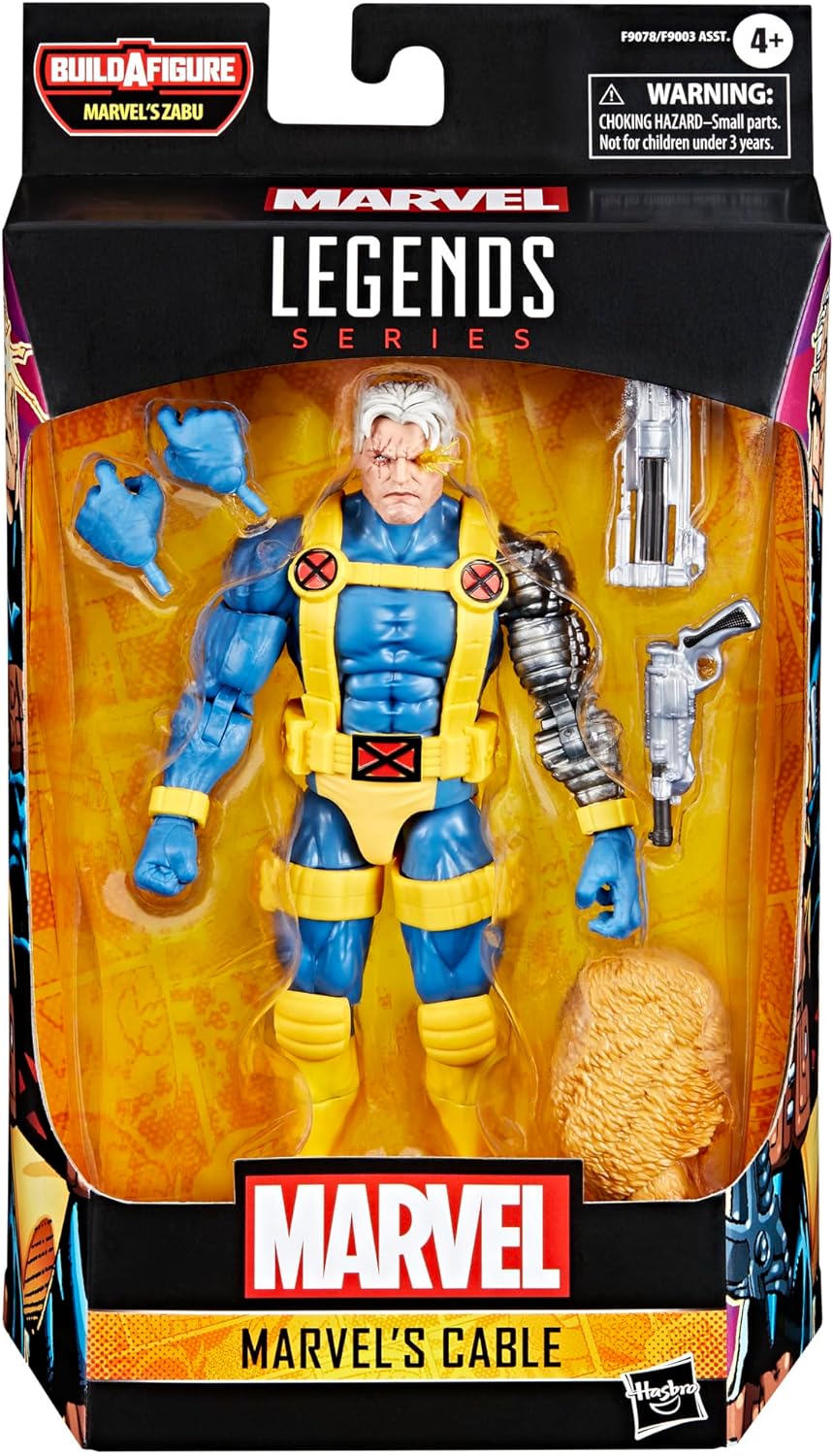 Marvel Legends Cable (Marvel's Zabu BAF) Action Figure