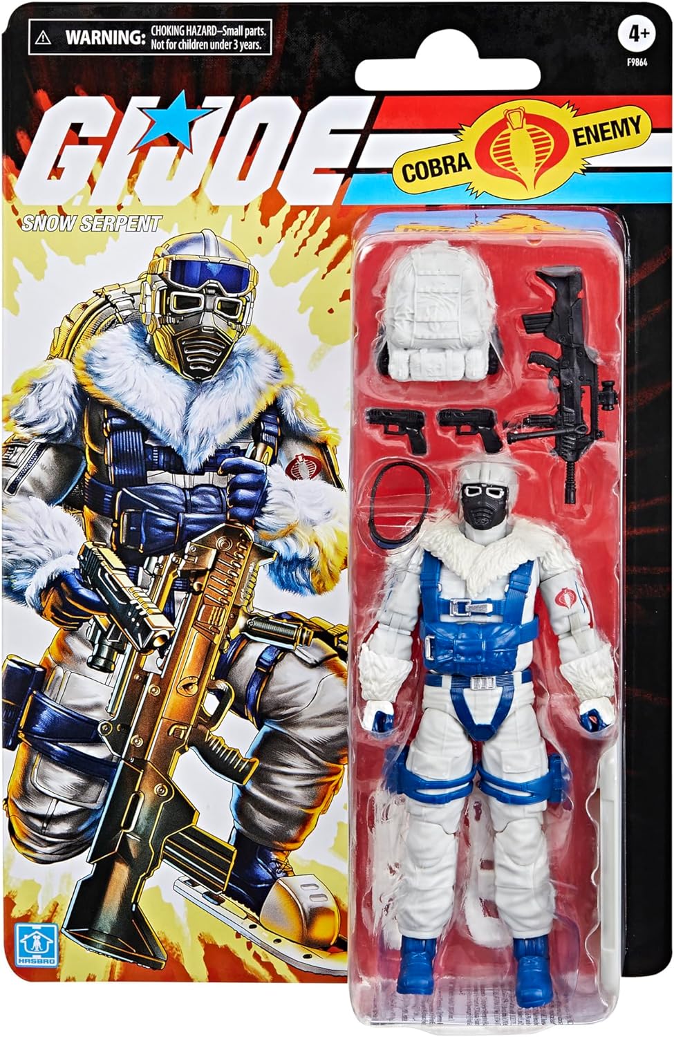 Hasbro G.I. Joe Classified Retro Cardback Snow Serpent Action Figure