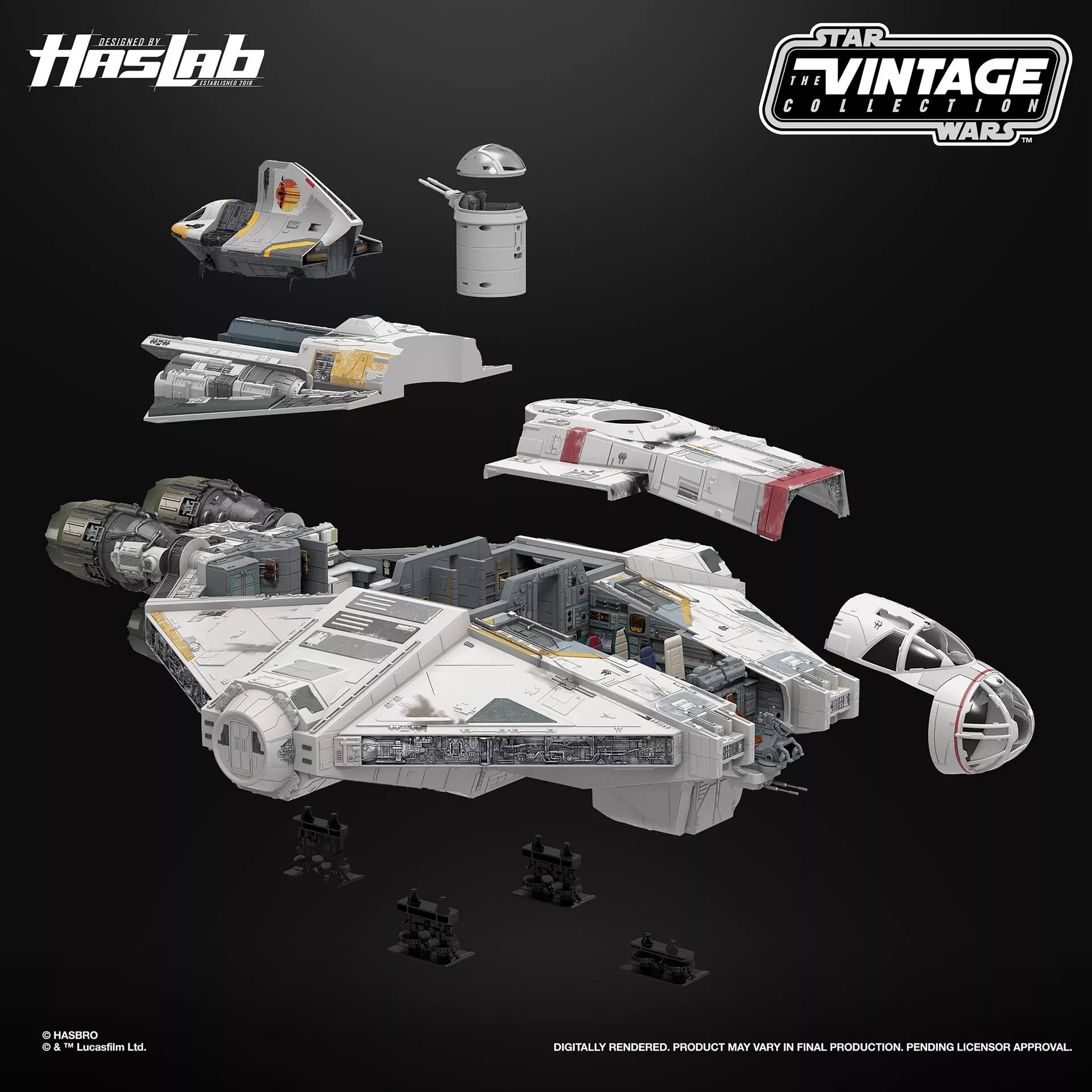 Haslab Hasbro Star Wars The Vintage Collection The Ghost Haslab Exclusive Fig