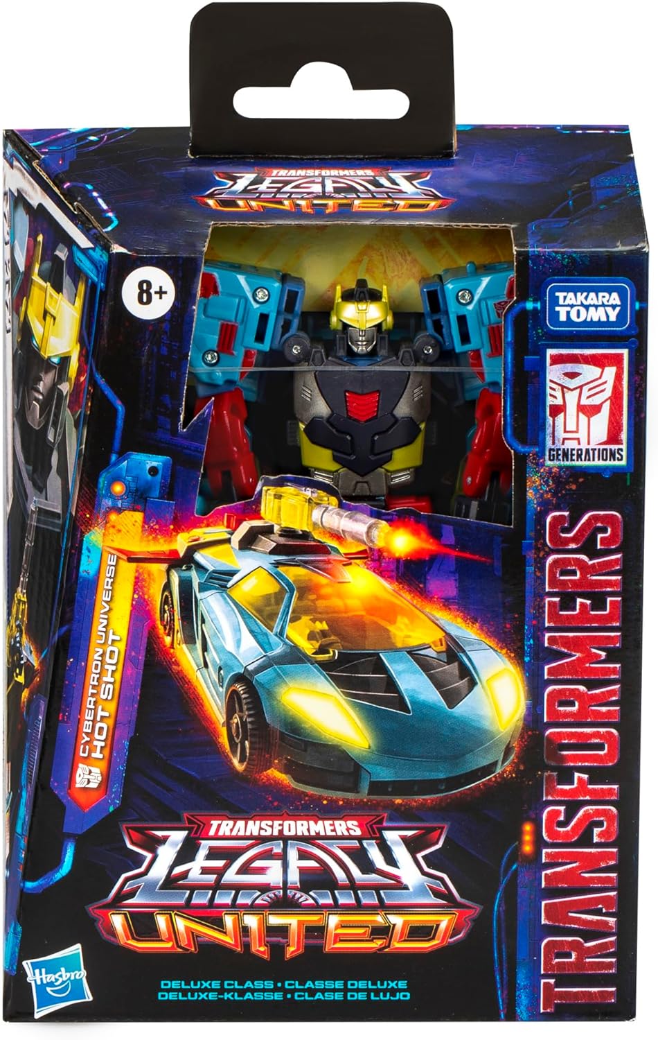 Transformers Generations Legacy United Deluxe Class Cybertron Universe Hot Shot Action Figure