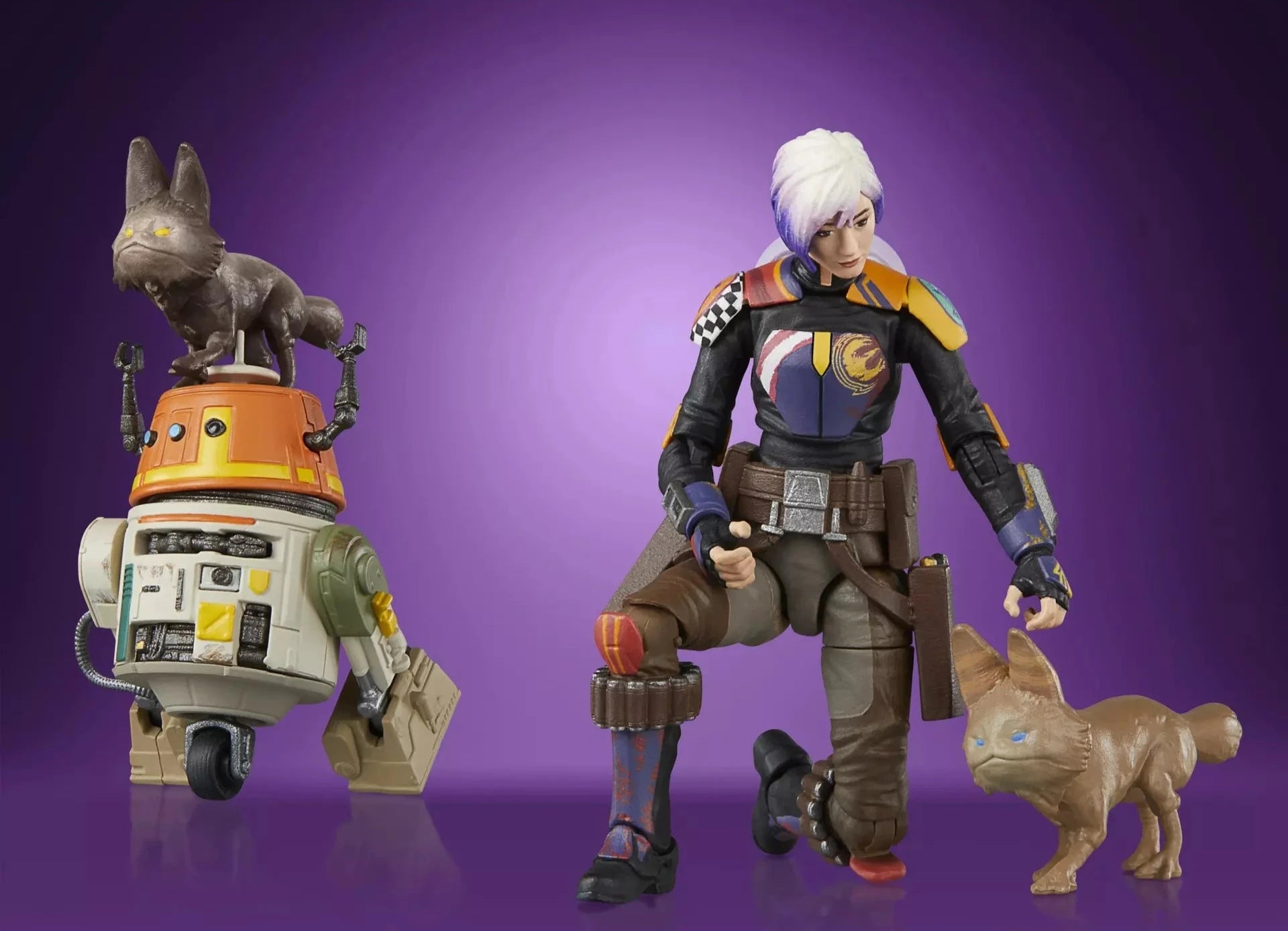 Star Wars Vintage Collection Sabine Wren and Chopper (C1-10P) 3.75" Action Figure