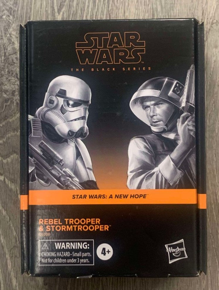 Hasbro Star Wars Black Series A New Hope Rebel Trooper & Stormtrooper 6 Inch Action Figure