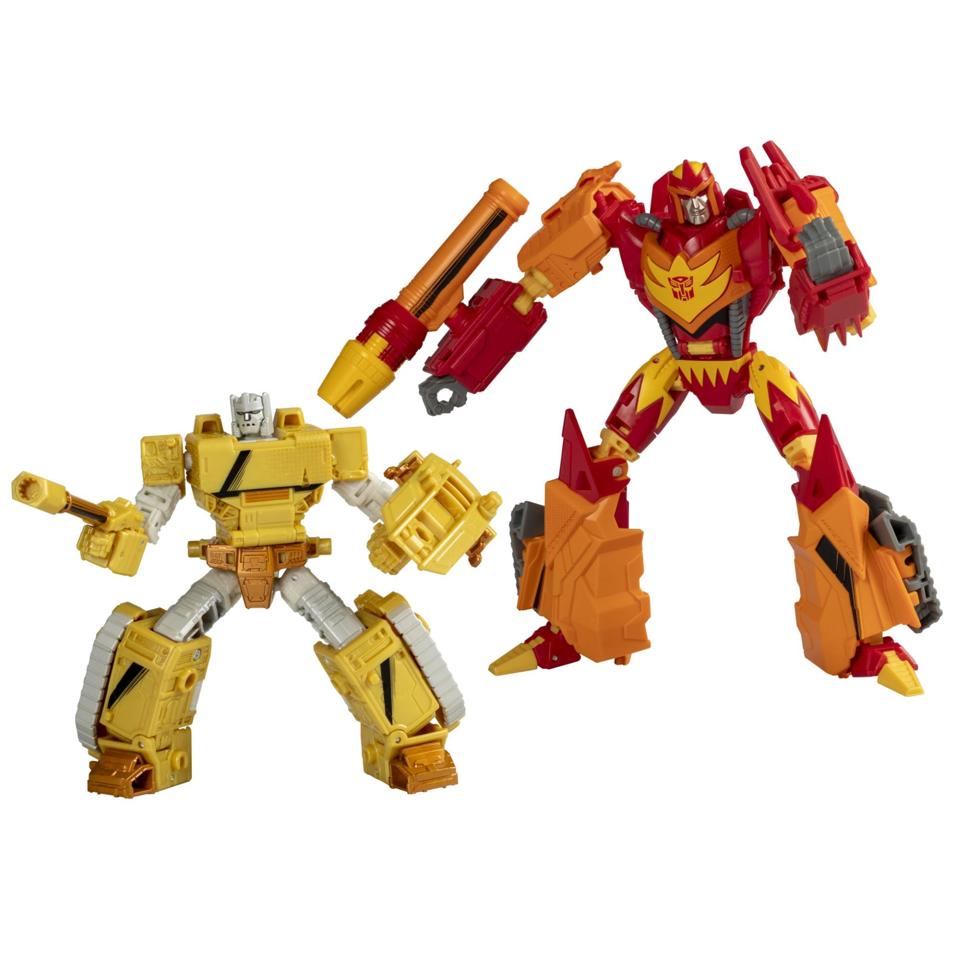 Transformers Generations Comic Edition Autobot Flame and Emirate Xaaron (40th Anniversary) Exclusive Action Figure