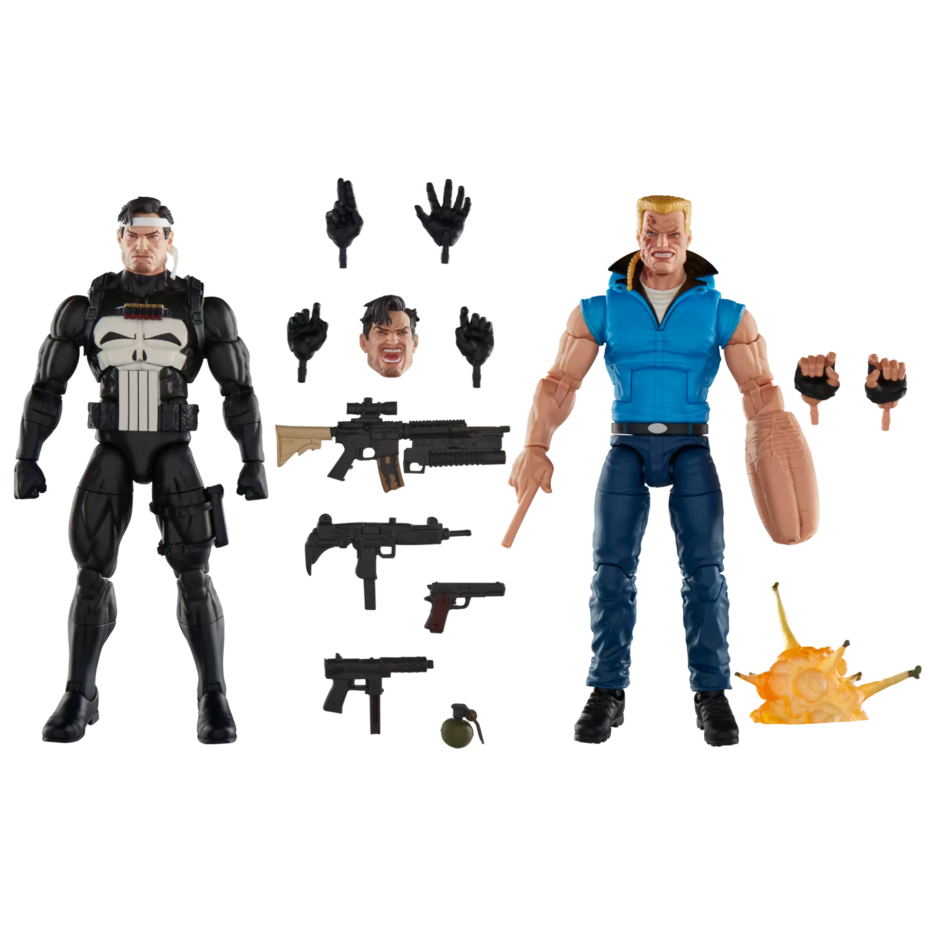 Marvel Legend The Punisher War Journal Punisher and Bushwacker Two-Pack Action Figure