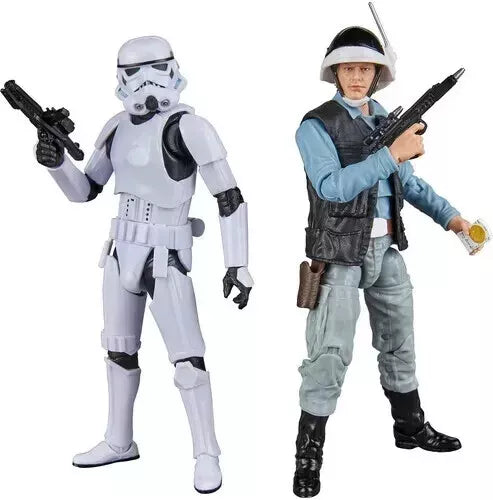 Hasbro Star Wars Black Series A New Hope Rebel Trooper & Stormtrooper 6 Inch Action Figure