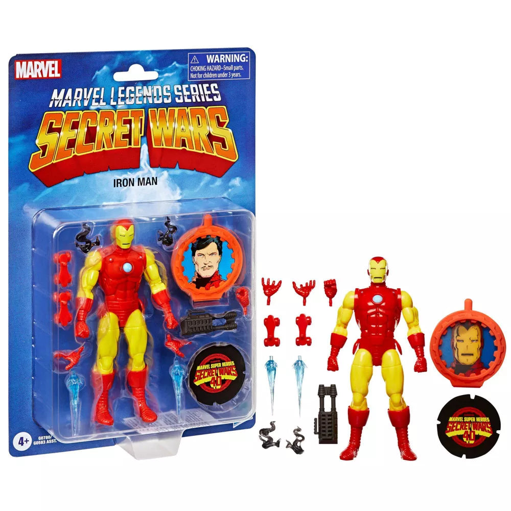 Marvel Legends Secret War Retro Iron Man Action Figure