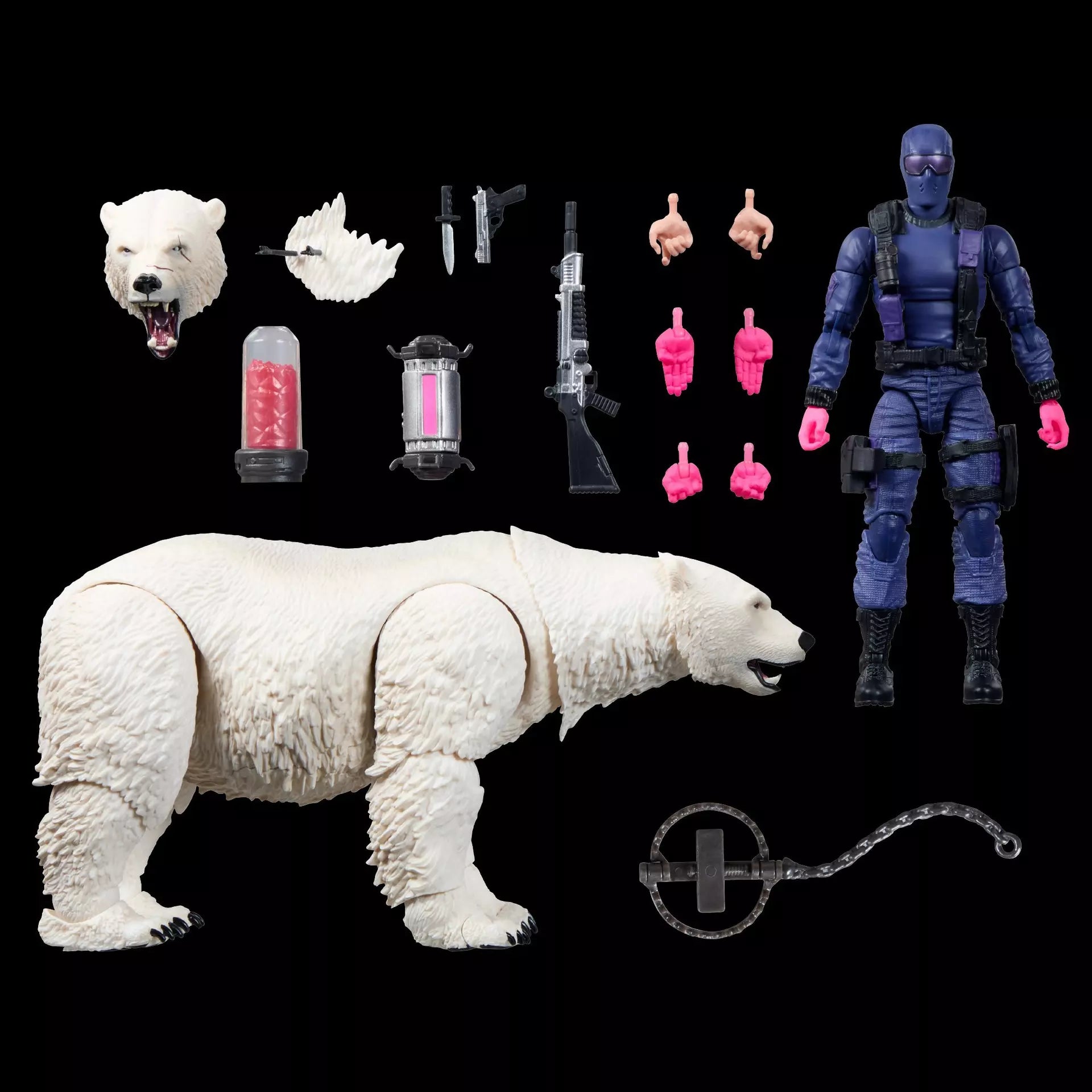 Hasbro G.I. Joe Classified Series #161 Snake Eyes & Polar Bear Action Figure Set