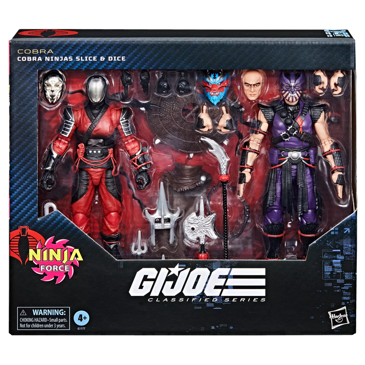 Hasbro G.I. Joe Classified Series #160 Ninja Force Cobra Ninjas Slice Hasbro G.I. Joe Classified Series #160 Ninja Force Cobra Ninjas Slice