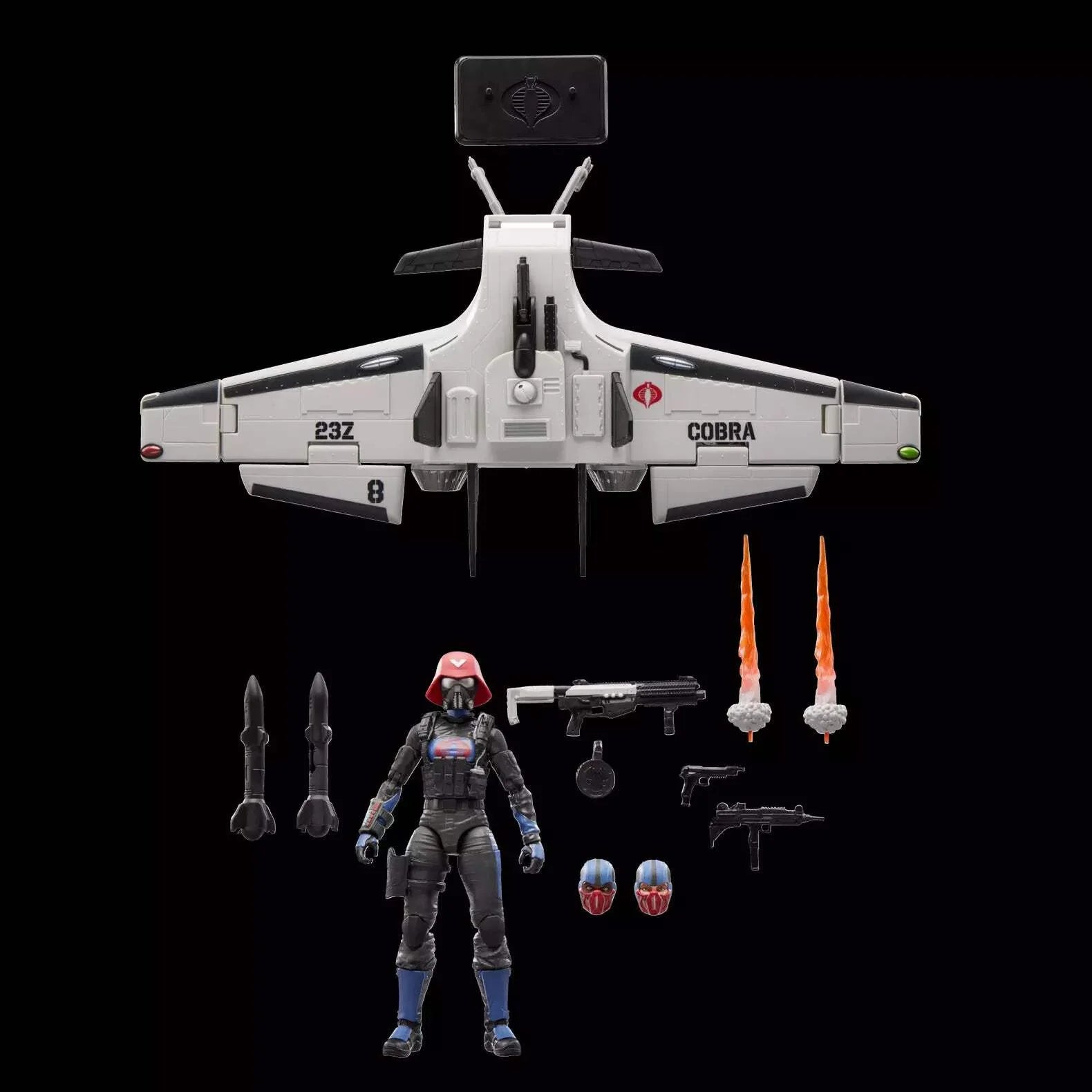 Hasbro G.I. Joe Classified Series #152 Cobra Pilot & Cobra C.L.A.W. (Covert Light Aerial Weapon) Action Figure