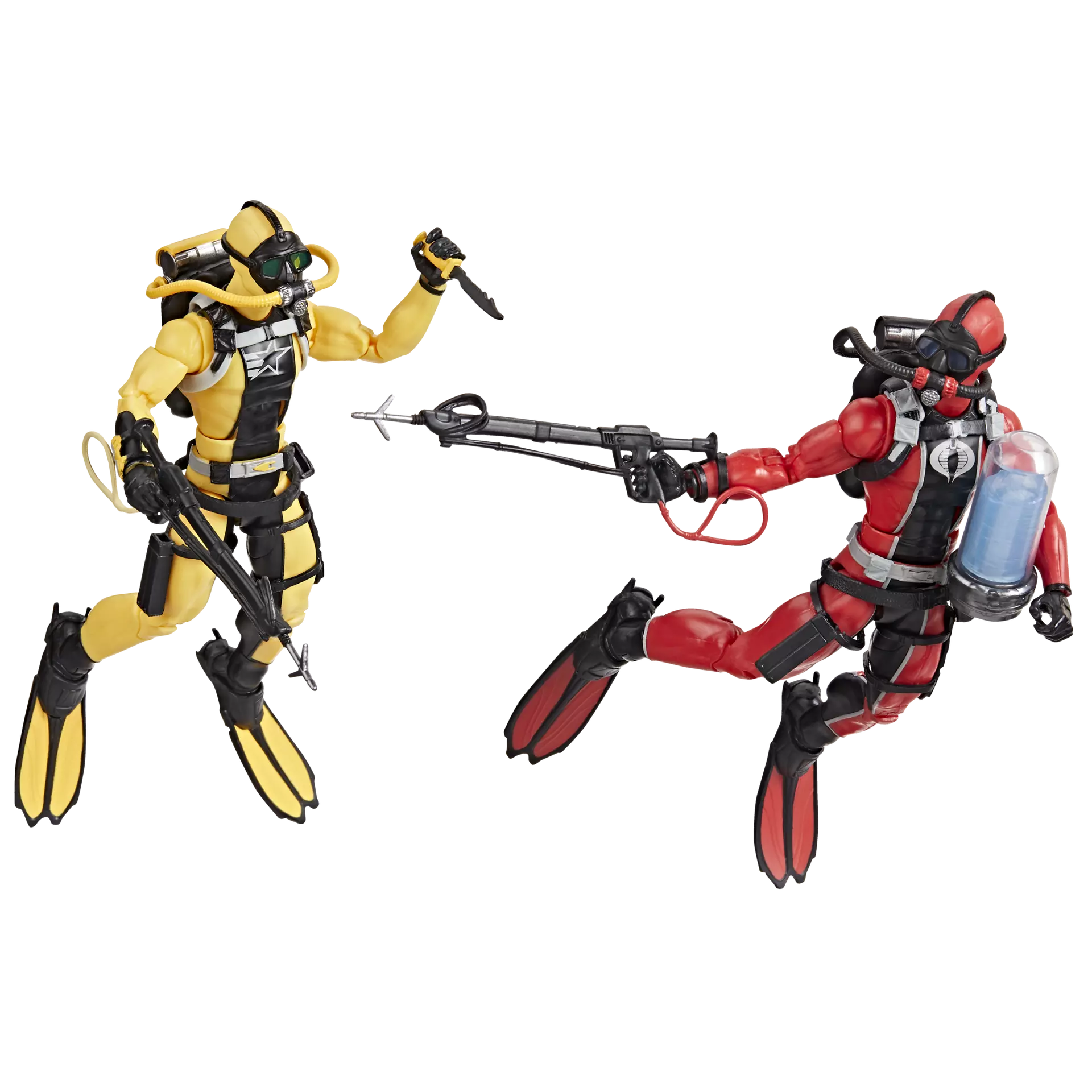 Hasbro G.I. Joe Classified Series #169 M.A.S.S. G.I. Joe Diver vs Cobra Diver Action Figure