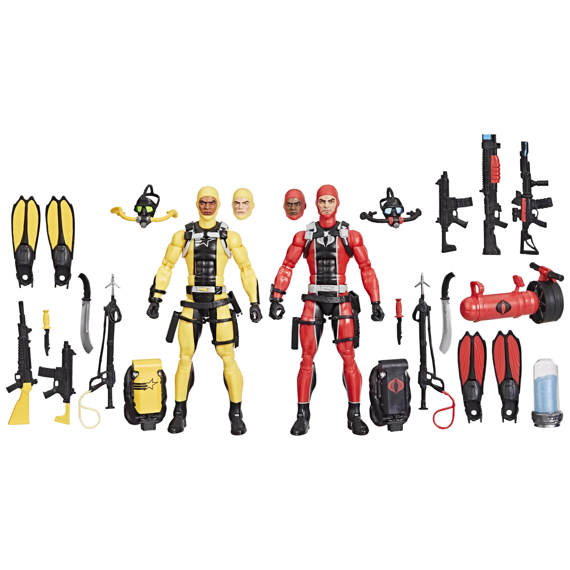 Hasbro G.I. Joe Classified Series #169 M.A.S.S. G.I. Joe Diver vs Cobra Diver Action Figure