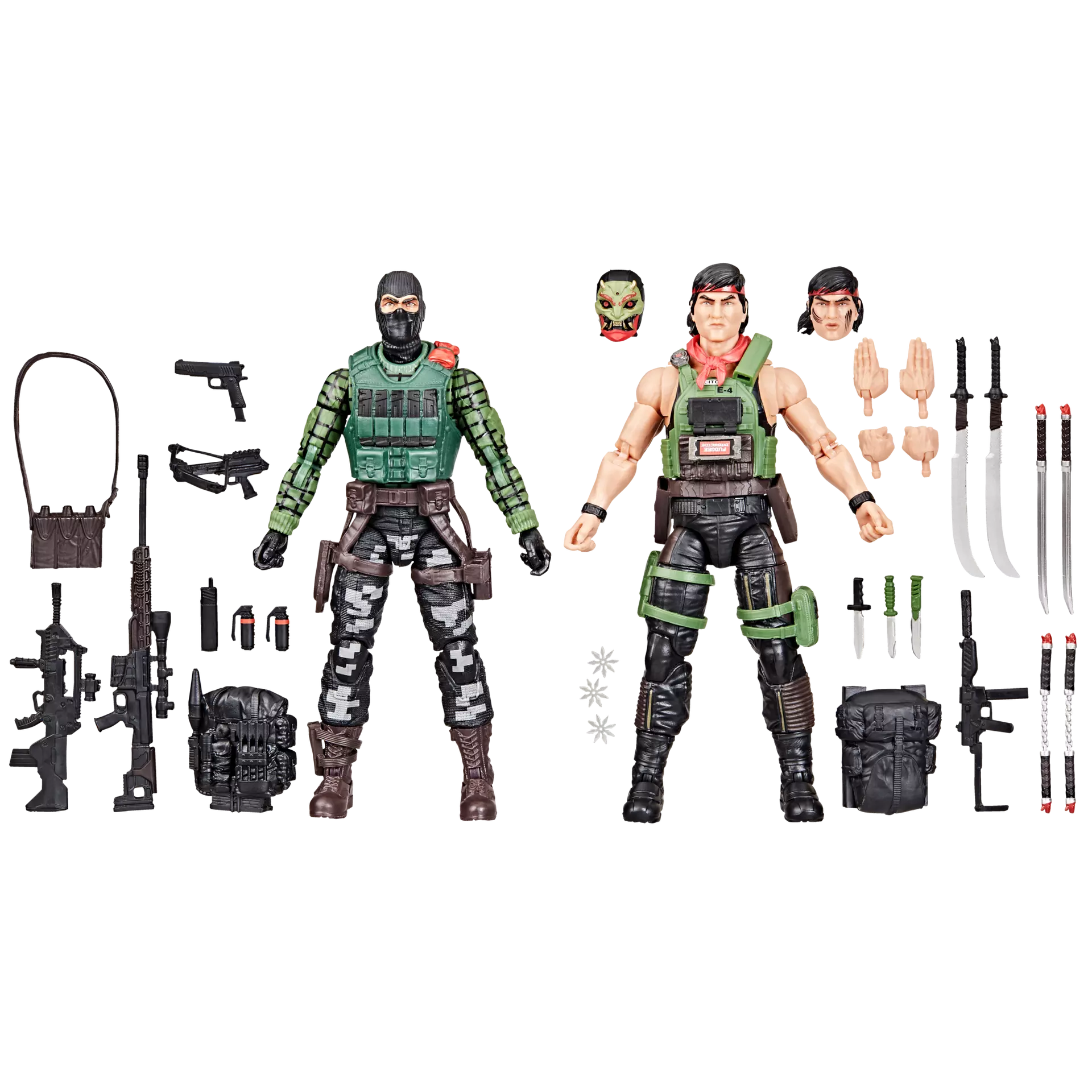 Hasbro G.I. Joe Classified Series #164 Night Force Beach Head and Quick Kick 2 Pack Action Figure