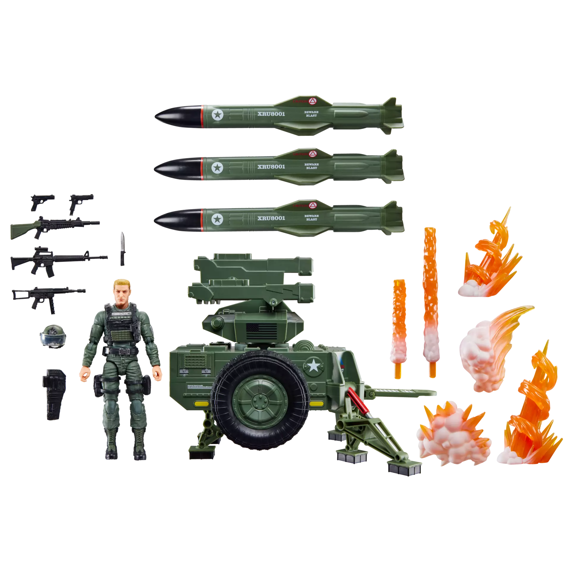 Hasbro G.I. Joe Classified Series #182 Clayton "Hawk" Abernathy with M.M.S. (Mobile Missile System) Action Figure