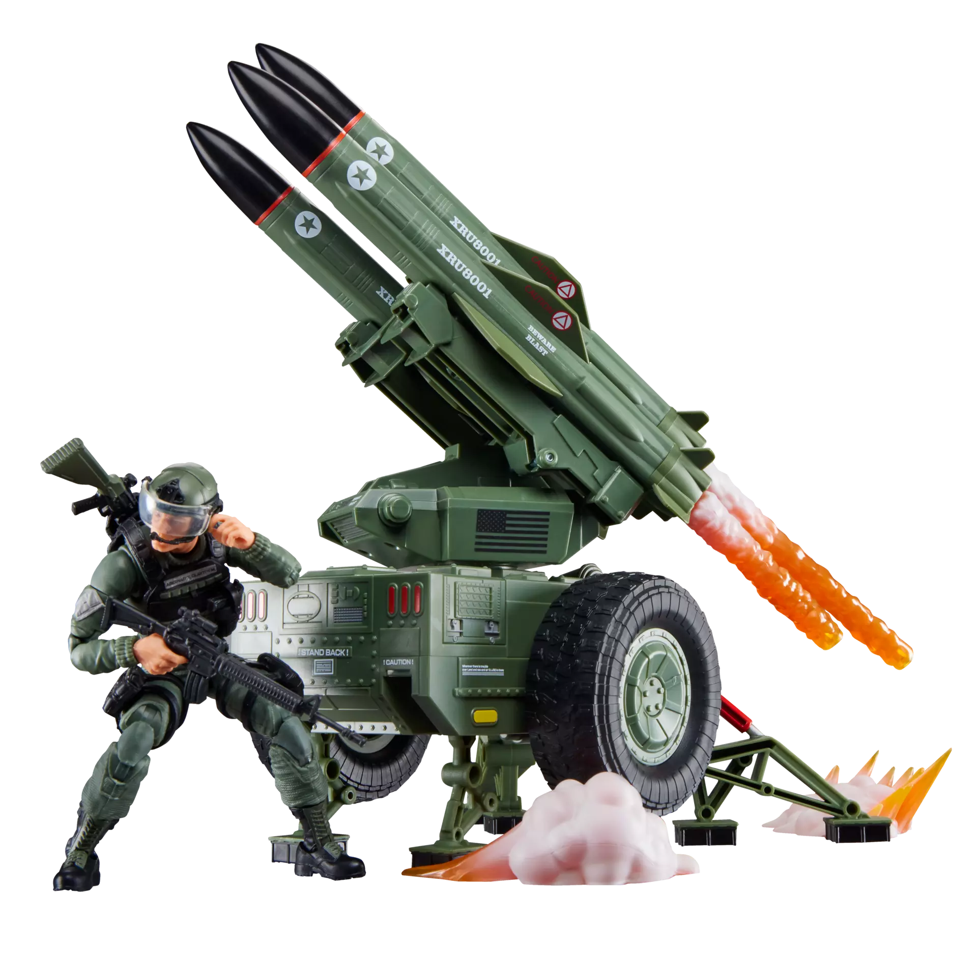 Hasbro G.I. Joe Classified Series #182 Clayton "Hawk" Abernathy with M.M.S. (Mobile Missile System) Action Figure