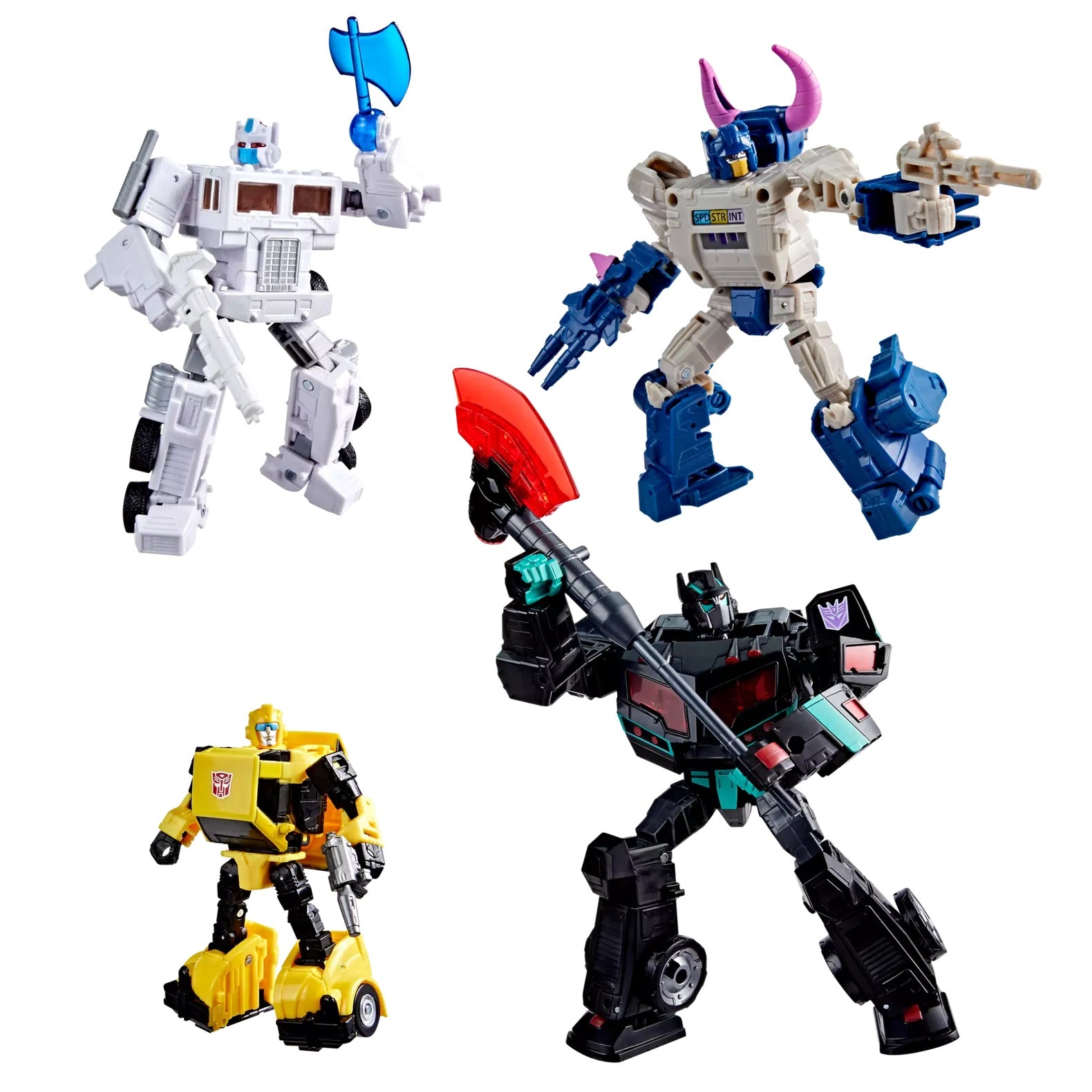 Transformers Age of the Primes Deluxe Class 4 Pack (Autobot Bumper, Ultra Magnus, Horri-Bull, Nemesis Prime) Action Figure