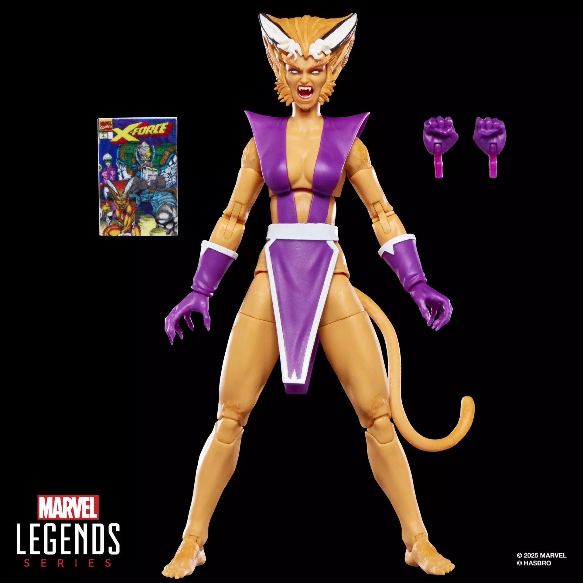 Marvel Legends X-Force Retro Feral Action Figure