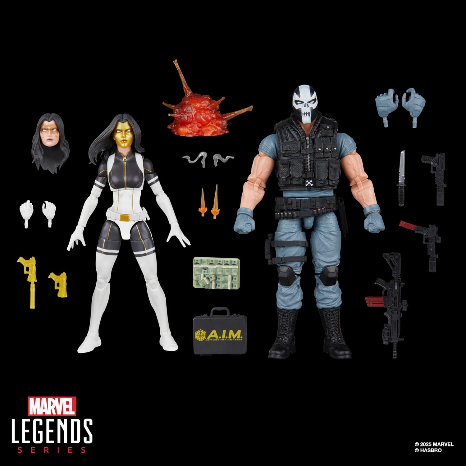Marvel Legends Super Villains Madame Masque and Crossbones 2 Pack Action Figure