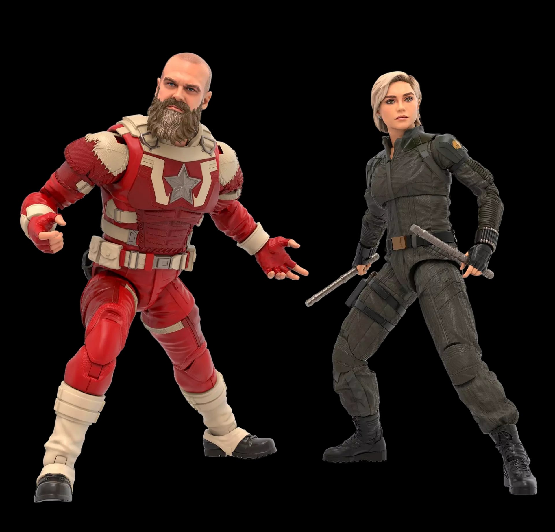 Marvel Legends Thunderbolts Yelena Belova and Red Guardian 2 Pack Action Figure