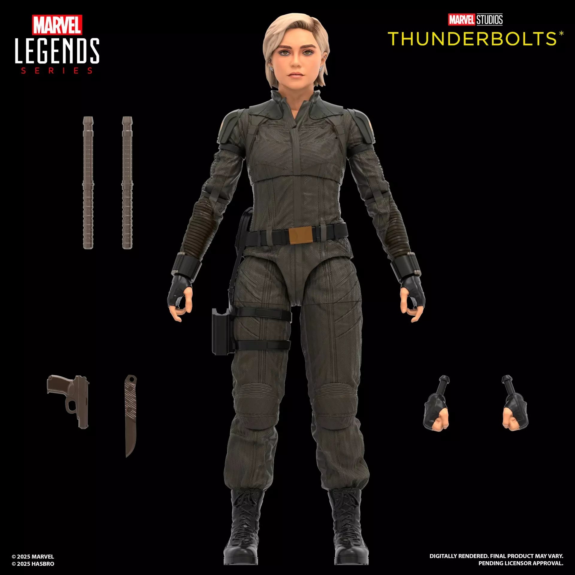 Marvel Legends Thunderbolts Yelena Belova and Red Guardian 2 Pack Action Figure