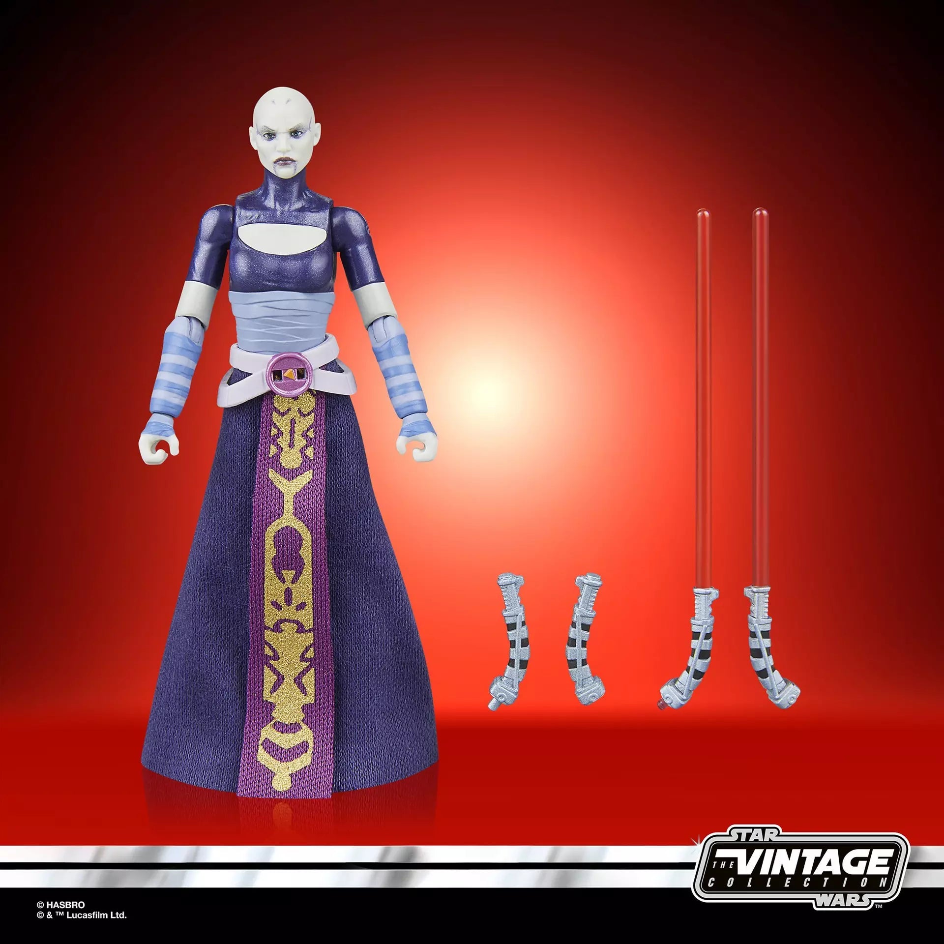 Star Wars Vintage Collection Clone Wars Asajj Ventress VC364 3.75" Action Figure