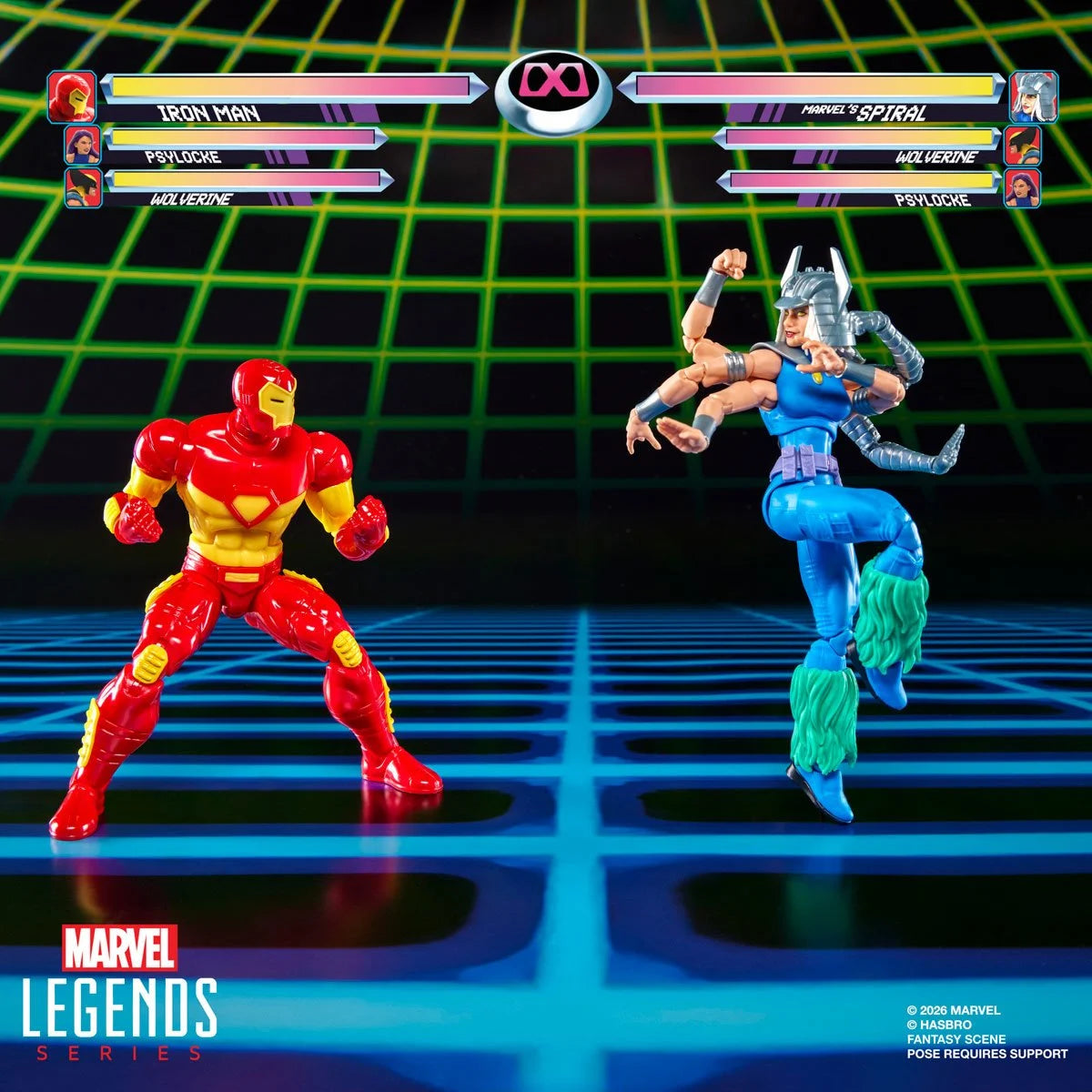 [Pre-Sale] Marvel Legends Games Iron Man vs Spiral 2 Pack Action Figure