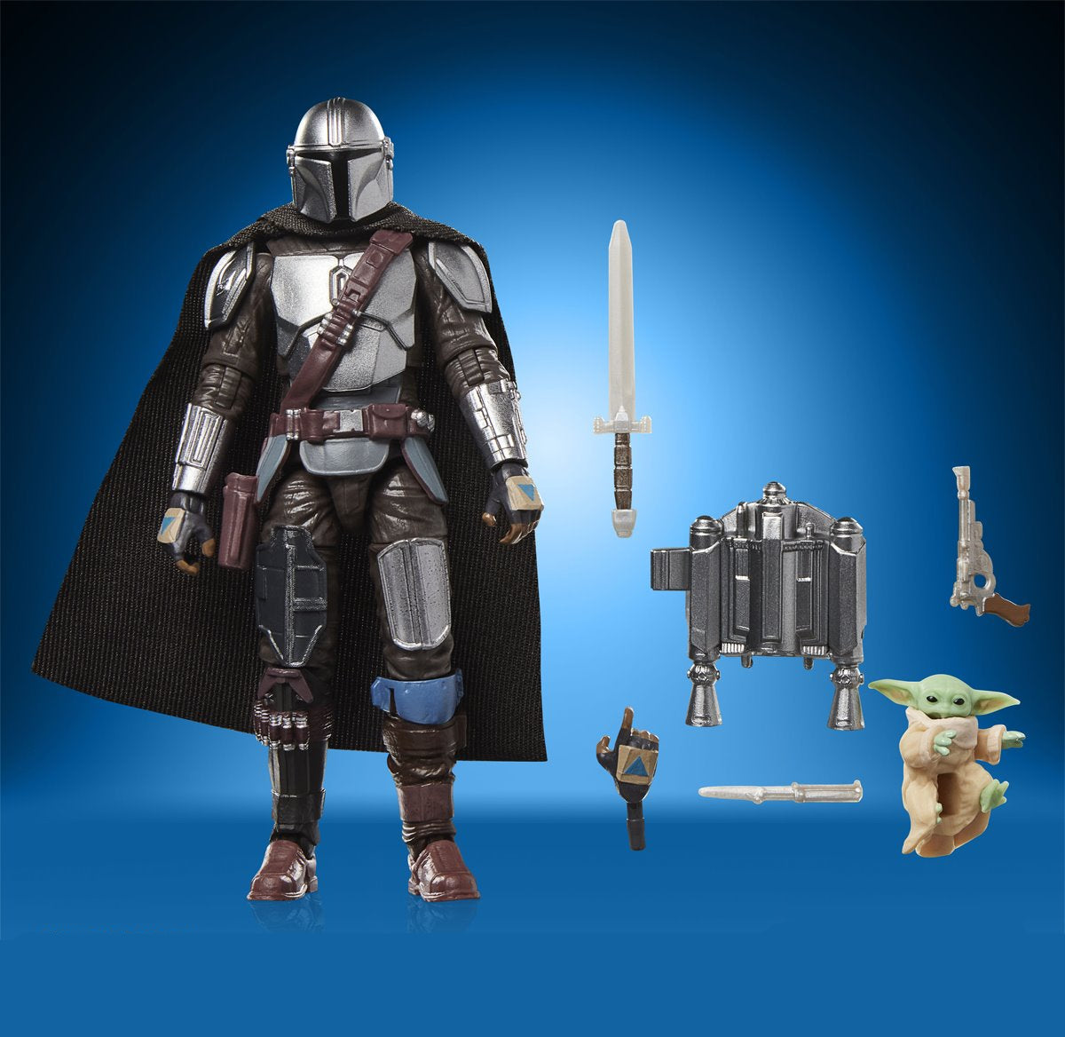 Star Wars Vintage Collection Deluxe The Mandalorian & Grogu 3.75" Action Figure