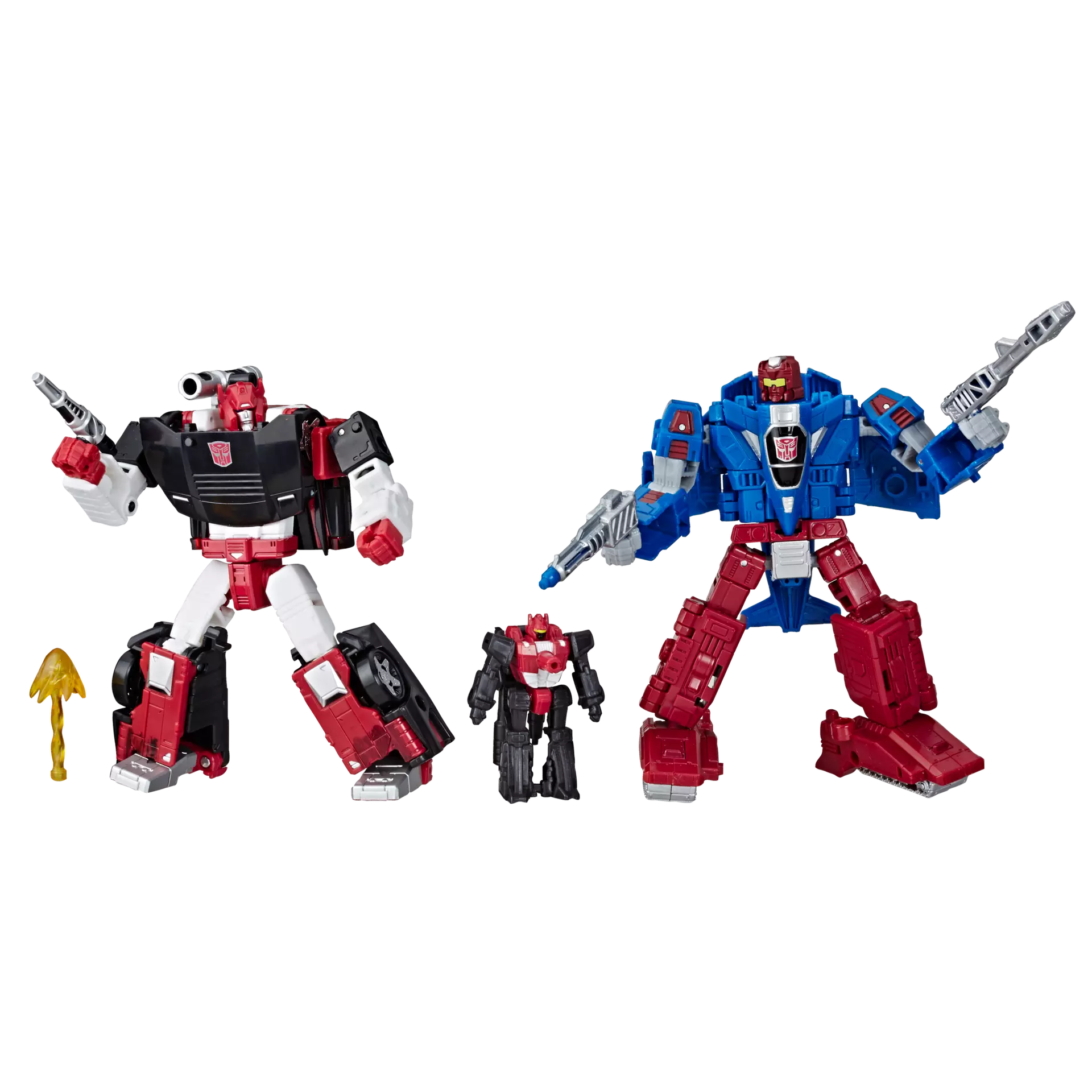 Transformers Generations War for Cybertron Siege Deluxe Autobot Alphastrike Counterforce 3 Pack (Slamdance, Trenchfoot, Raindance) Action Figure