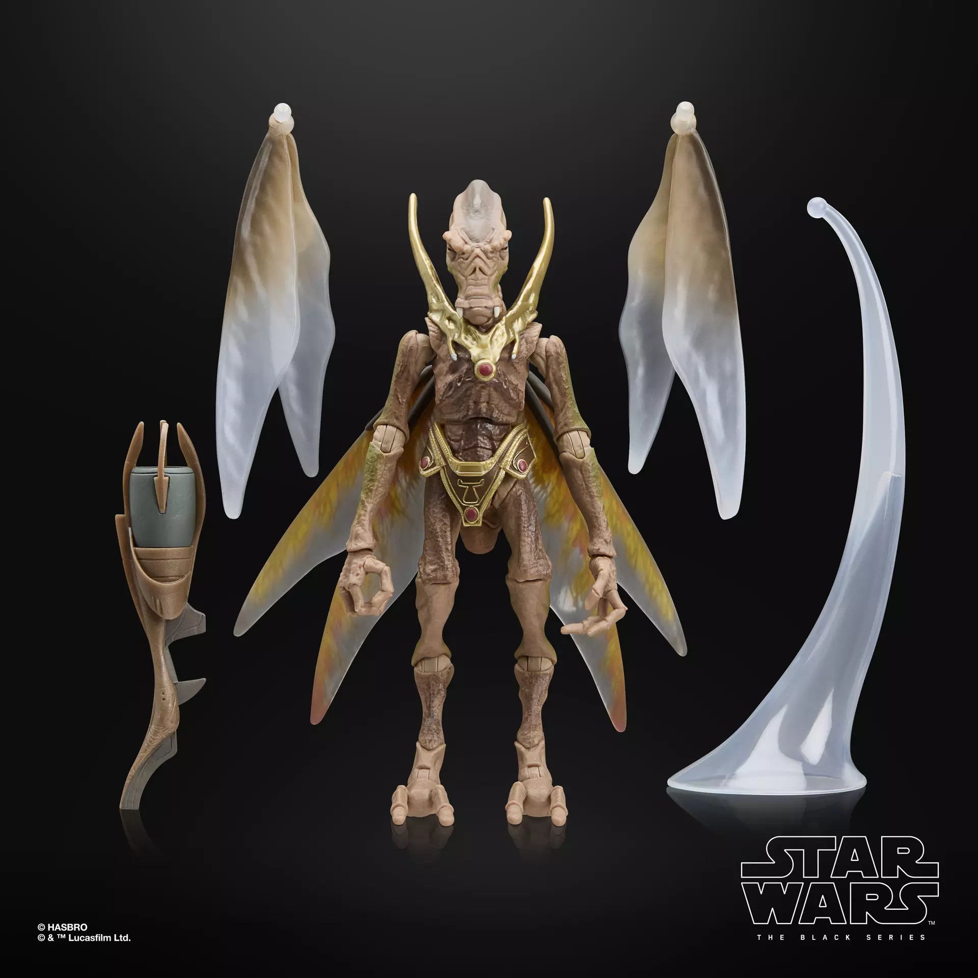Hasbro Star Wars Black Series Attack of the Clones #11 Geonosian Warrior 6 Inch Action Figure