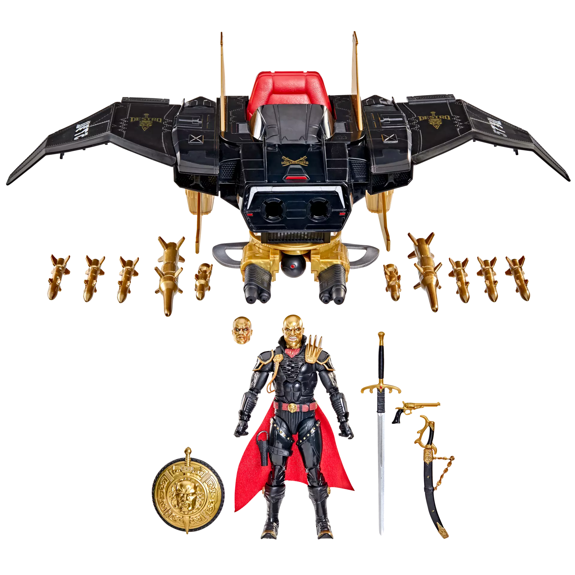 Pre-Sale G.I. Joe Classified Series #203 Destro & Iron Grenadier Despoiler Vehicle and Action Figure