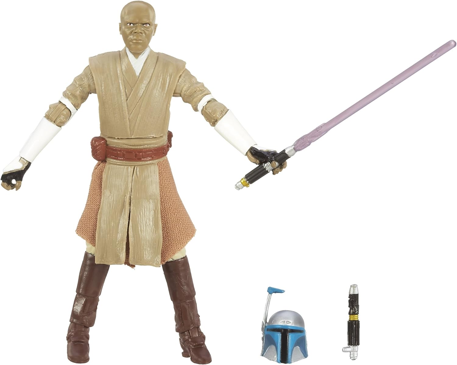 LOOSE - Star Wars The Black Series #19 Mace Windu 3.75 Inch Figure