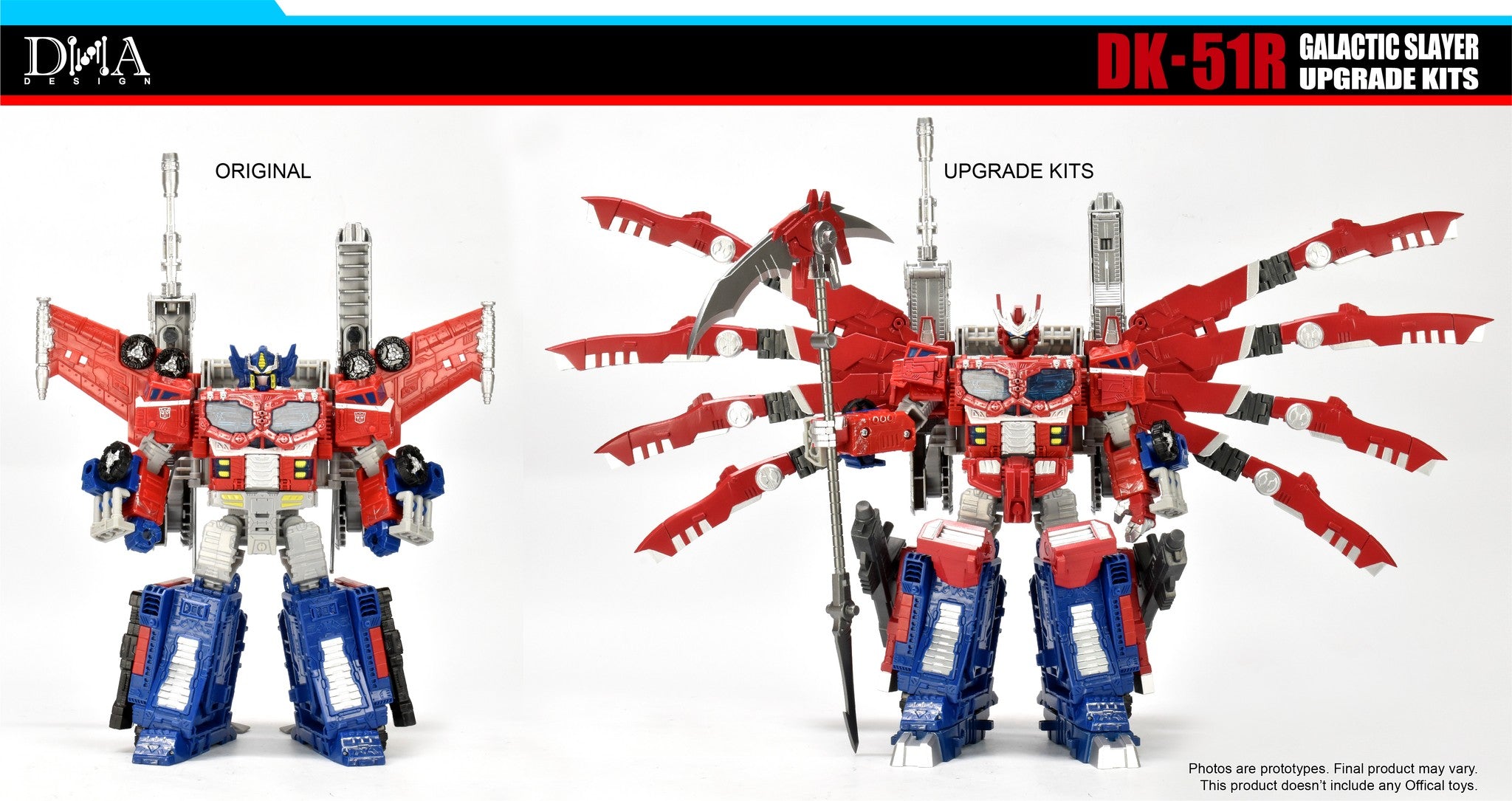 DNA Design DK-51R Upgrade Kit for WFC-S40 Optimus Prime